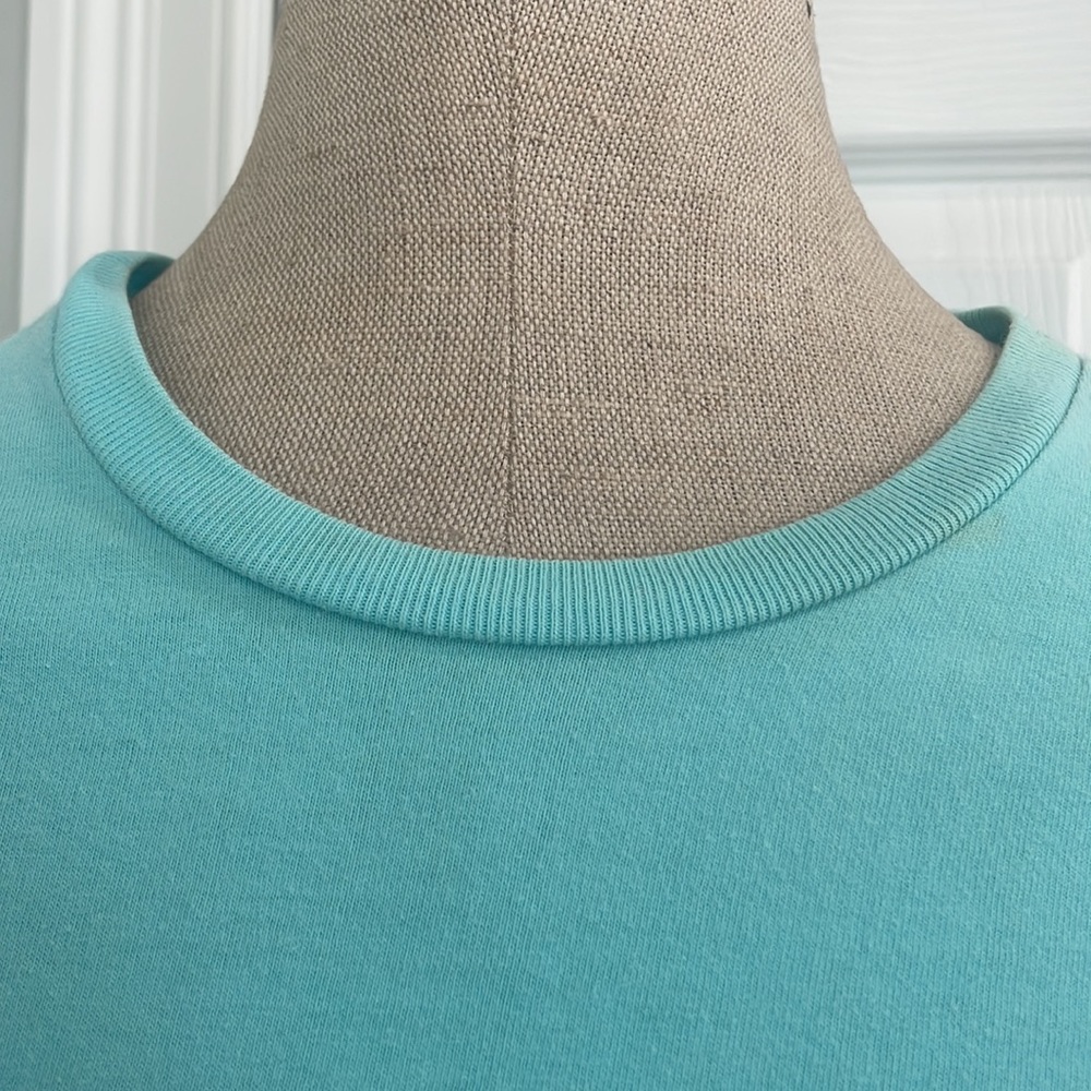 Lilly Pulitzer T-shirt turquoise 100% cotton short sleeve women’s size small S - Picture 2 of 9